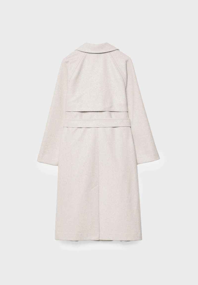 Тренч из мягкой ткани