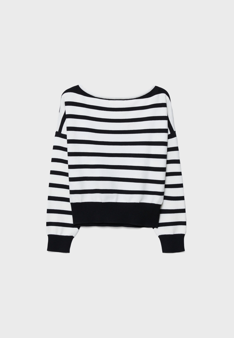 Трикотажный джемпер в полоску Angel