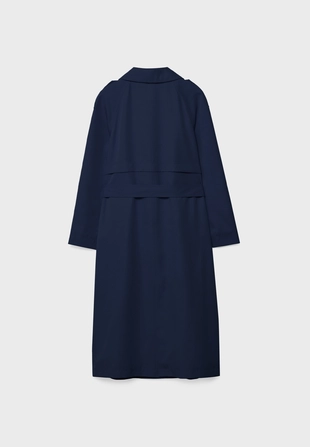 Длинный струящийся тренч- Заказать в России