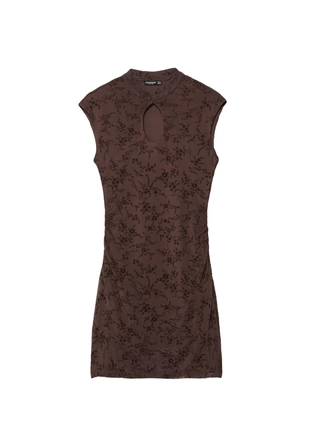 Короткое платье в стиле ципао- Заказать в России