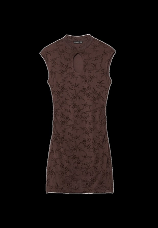 Короткое платье в стиле ципао- Заказать в России