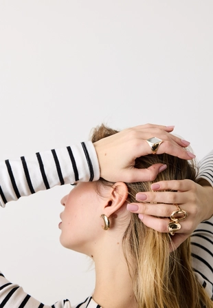 Набор из 3 колец с ромбами- Заказать в России