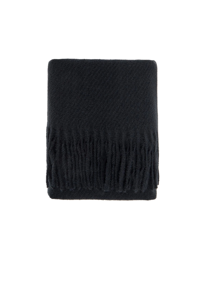 Шарф из ворсистой пряжи