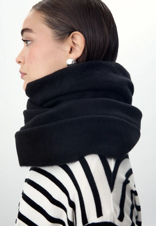 Шарф из ворсистой пряжи- Заказать в России