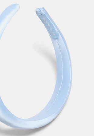 Blue|0294/111 - Stradivarius Жесткий атласный ободок