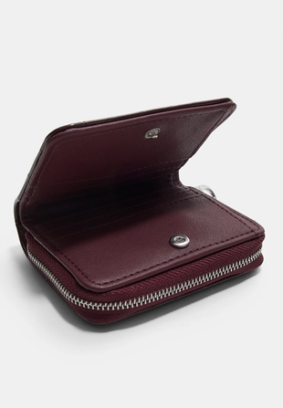 Кошелек на молнии с тиснением под кокос- Заказать в России