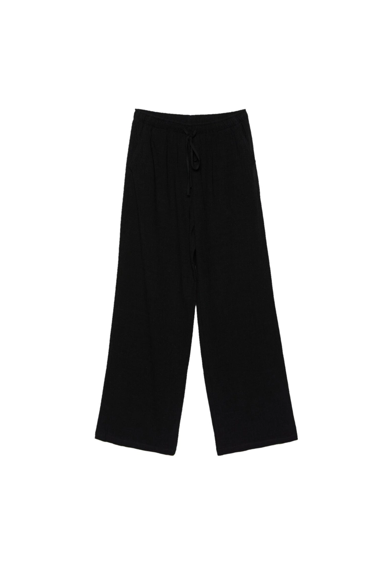 Прямые брюки под льняную ткань