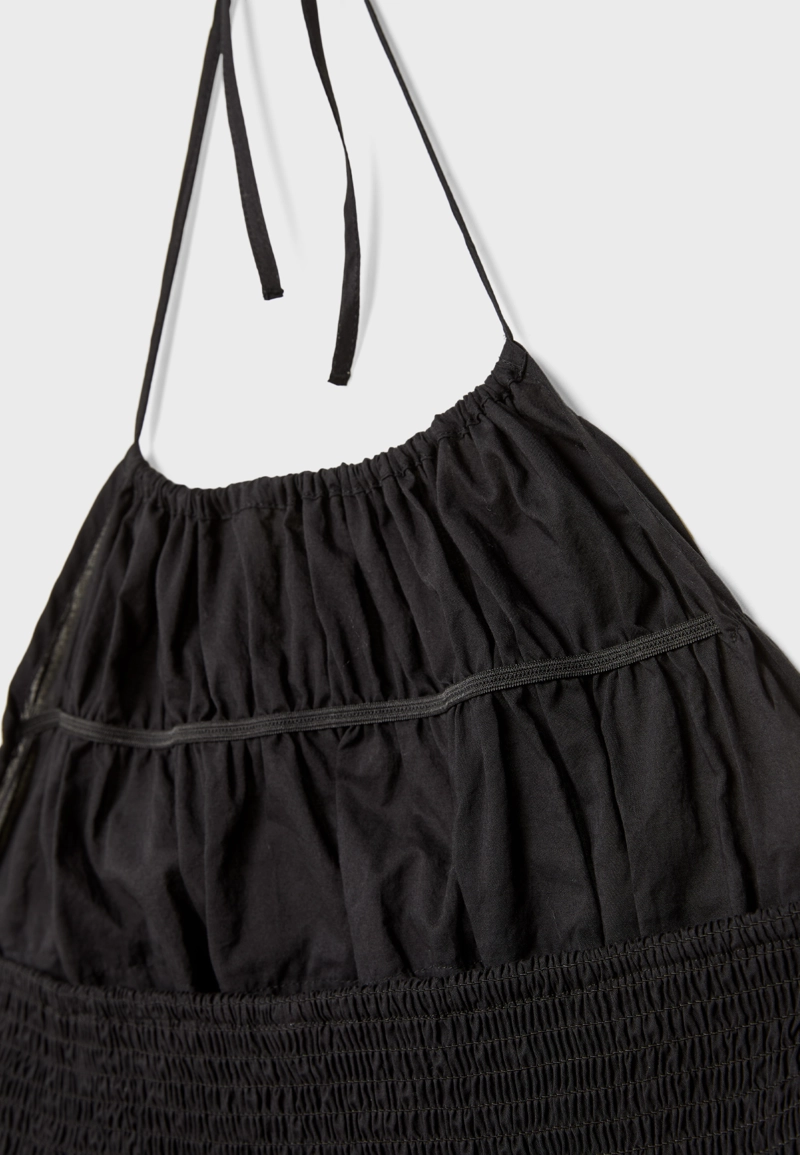 Топ с горловиной халтер и открытой спиной