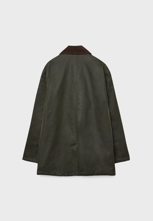 Купить Stradivarius Парка с вощеным покрытием и множеством карманов