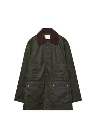 Парка с вощеным покрытием и множеством карманов- Заказать в России