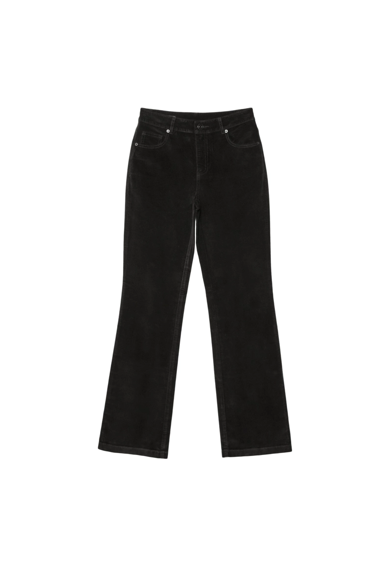 Бархатные брюки bootcut