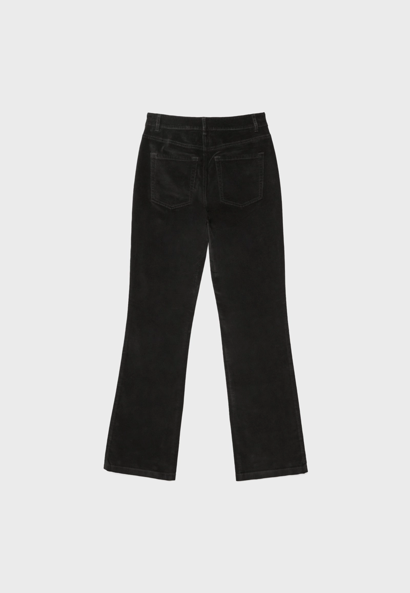 Бархатные брюки bootcut