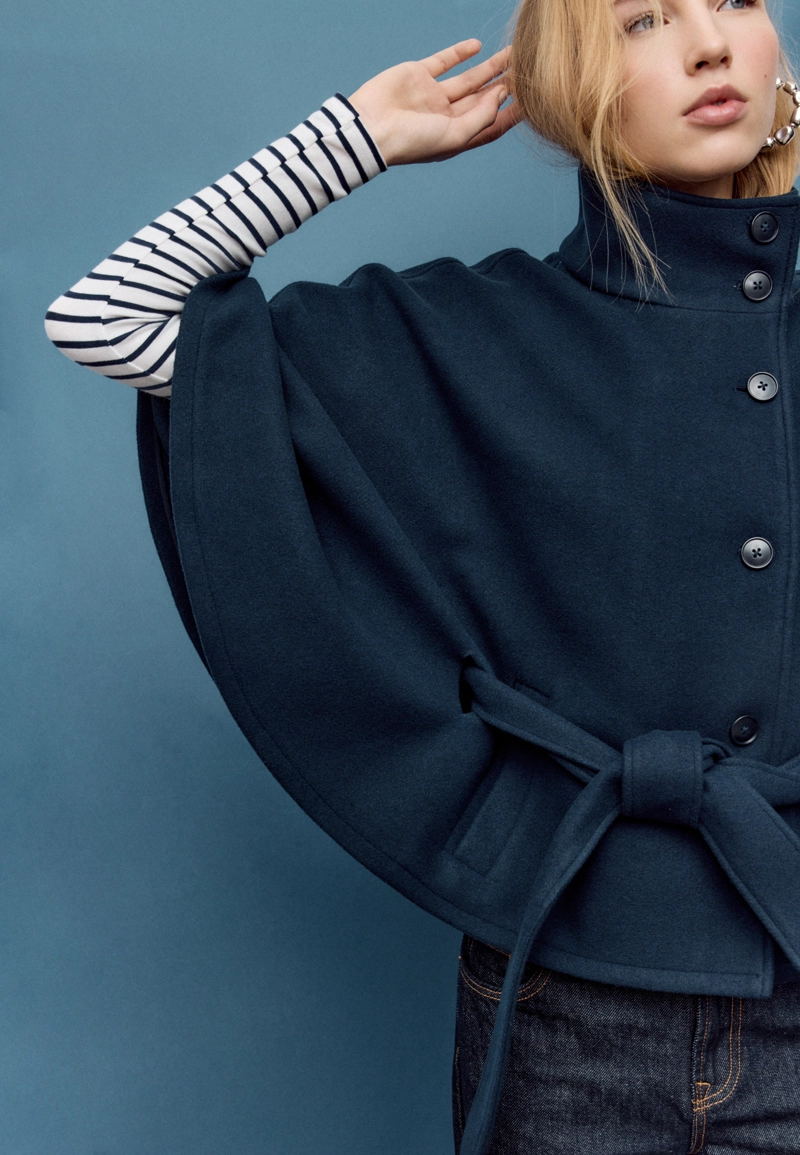 Мягкая куртка-накидка