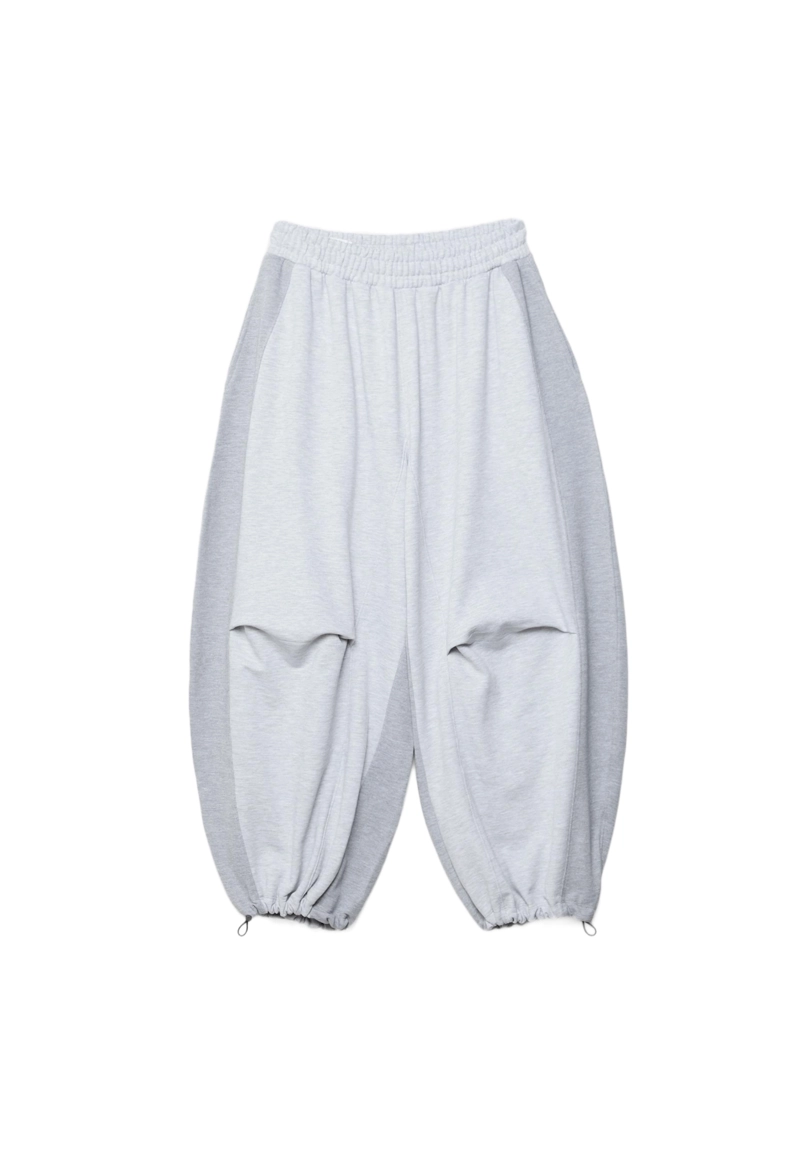 Брюки-джоггеры шароварного кроя со стопперами