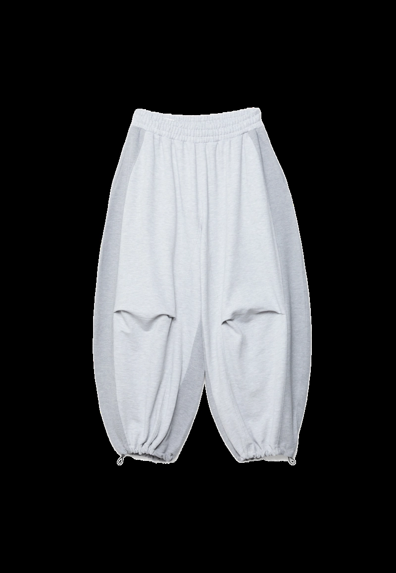 Брюки-джоггеры шароварного кроя со стопперами