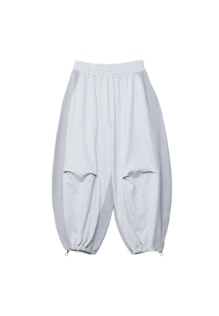 Брюки-джоггеры шароварного кроя со стопперами- Заказать в России