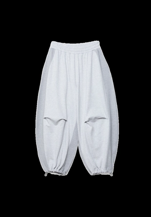 Брюки-джоггеры шароварного кроя со стопперами- Заказать в России