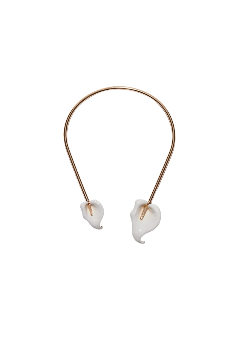 Колье-чокер «Цветок каллы»