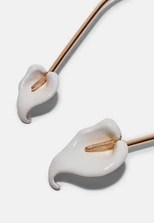 Колье-чокер «цветок каллы»- Заказать в России