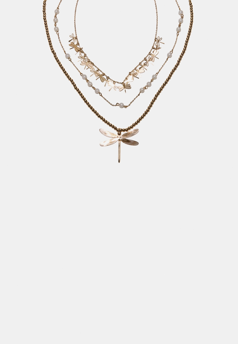 Набор из 3 колье «Стрекоза»