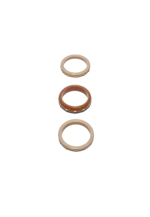 Набор из 3 жестких браслетов с шипами- Заказать в России