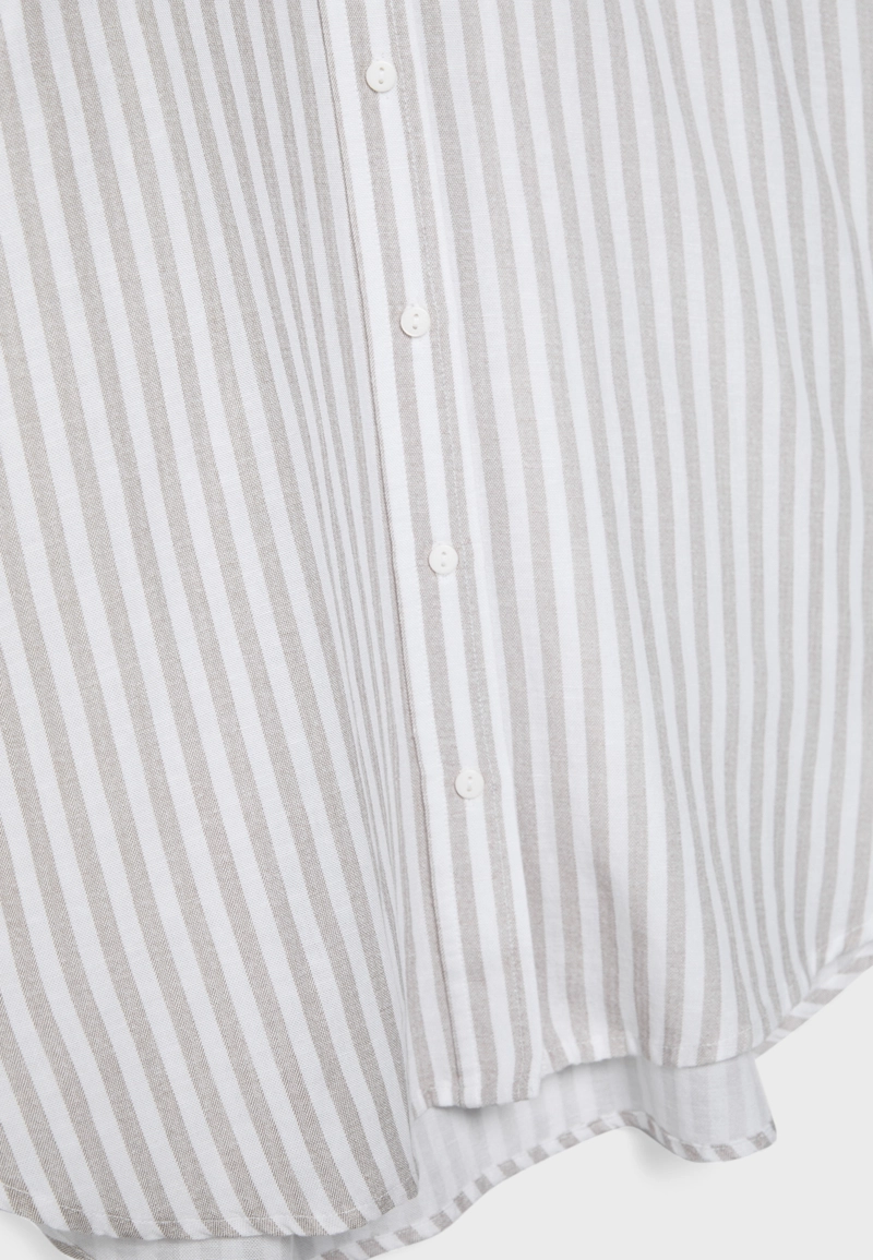 Рубашка под льняной эффект