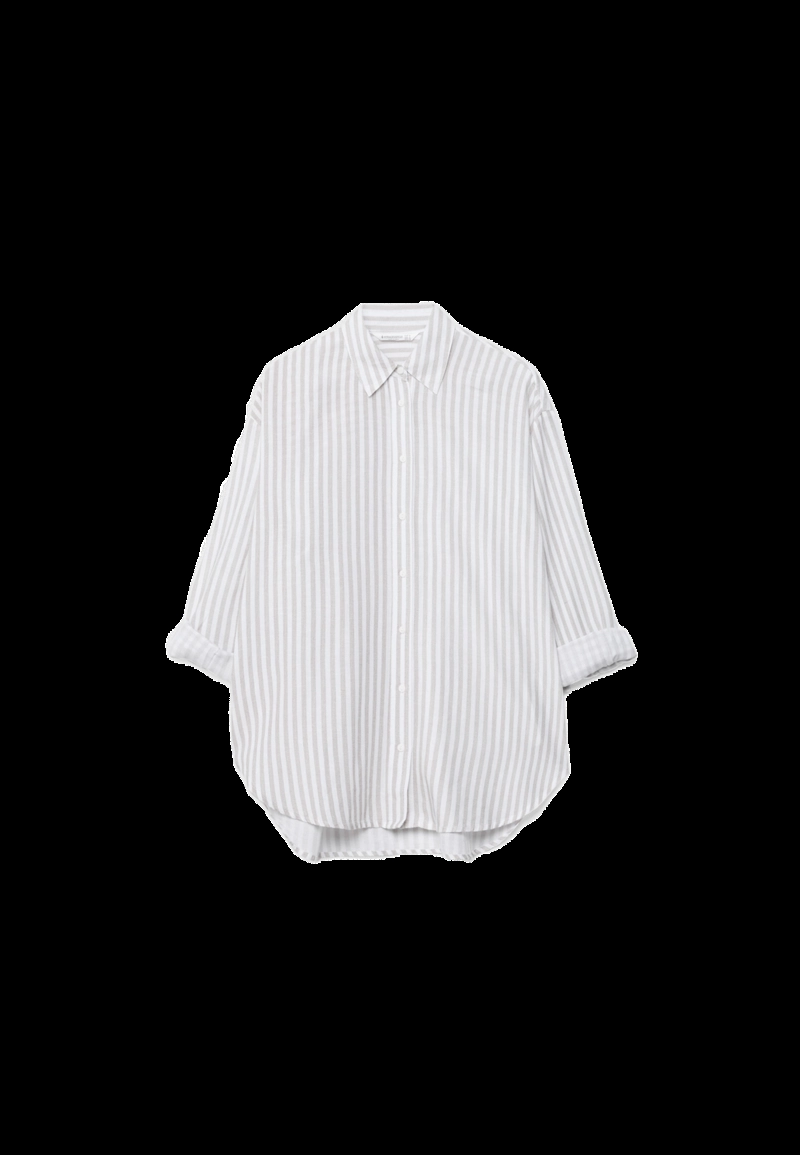 Рубашка под льняной эффект