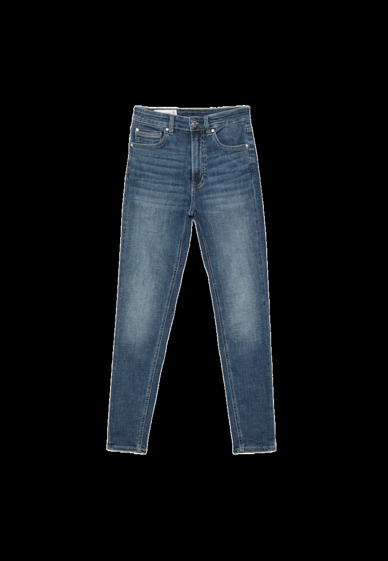 Джинсы скинни с очень высокой посадкой D09