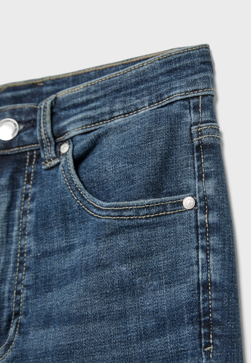 Джинсы скинни с очень высокой посадкой D09