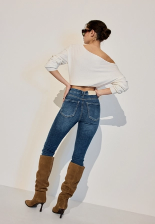 Джинсы скинни с очень высокой посадкой D09- Заказать в России