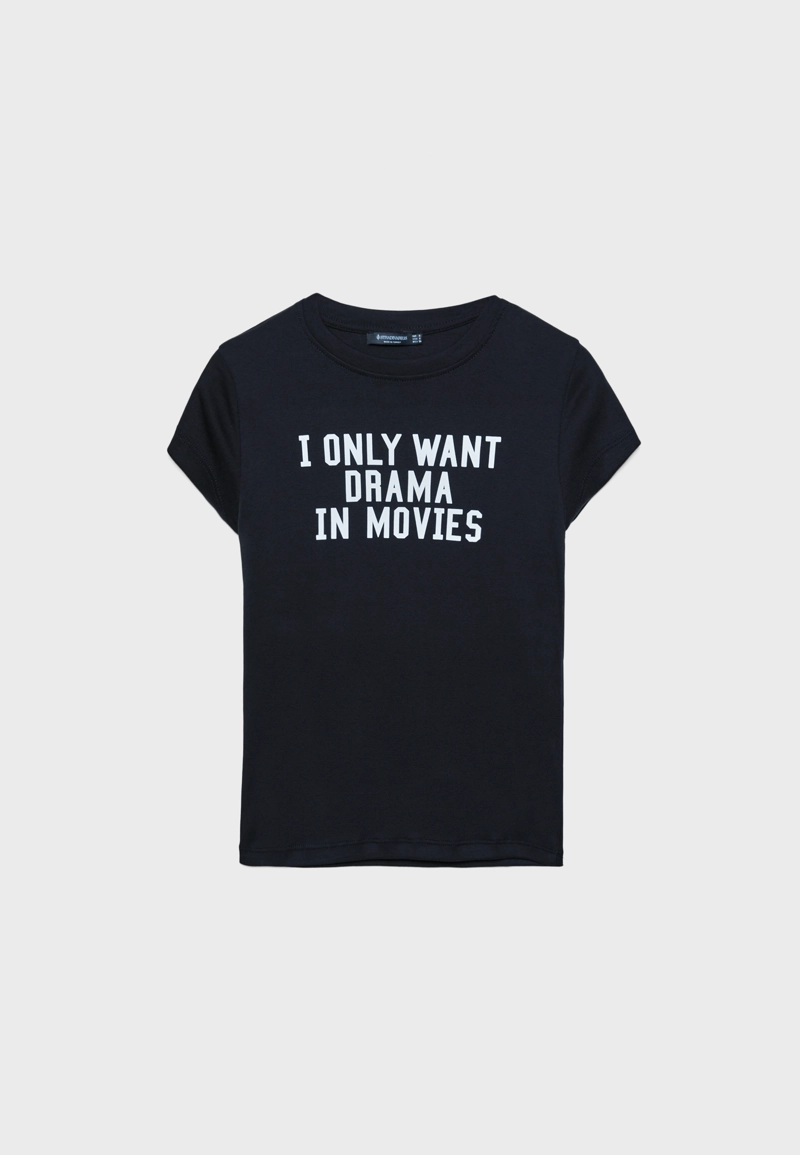 Облегающая футболка с текстом