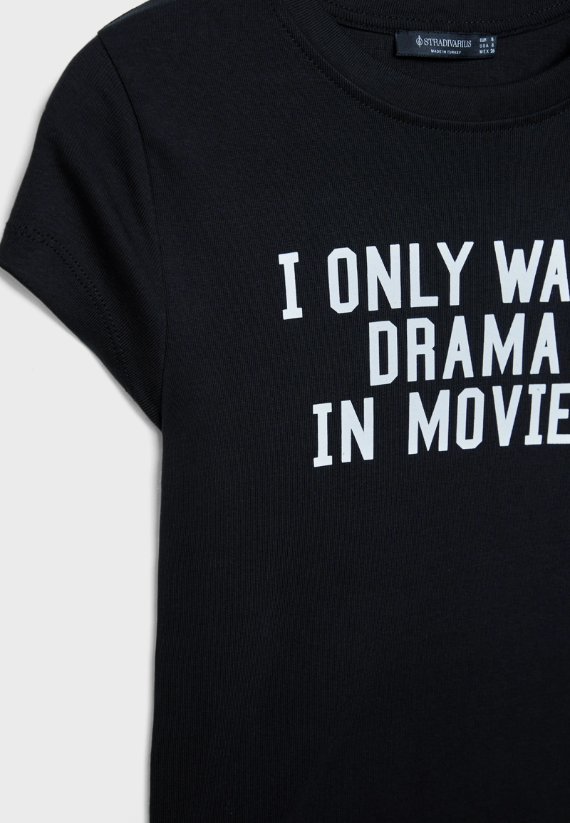 Облегающая футболка с текстом