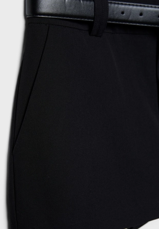 Мини-юбка-шорты с поясом- Заказать в России