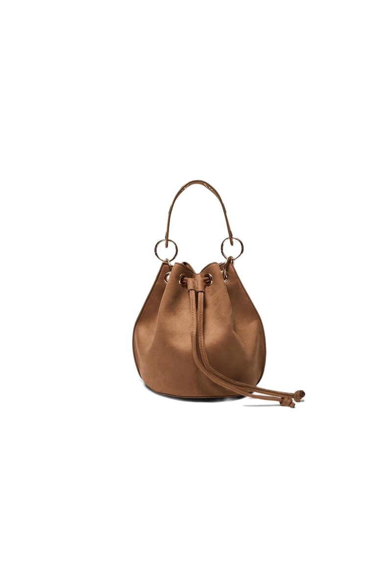 Жесткая сумка-бочонок с люверсами