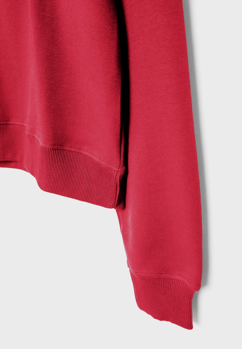 Толстовка с воротником-стойкой на молнии