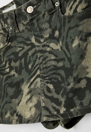 Купить Stradivarius D62 юбка-брюки с принтом