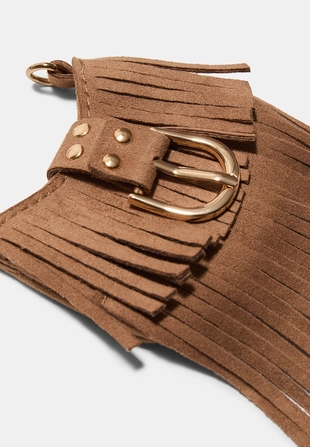 FRINGED BAG CHARM KEYRING- Заказать в России