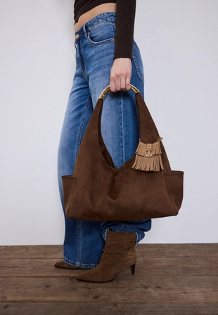 FRINGED BAG CHARM KEYRING- Заказать в России