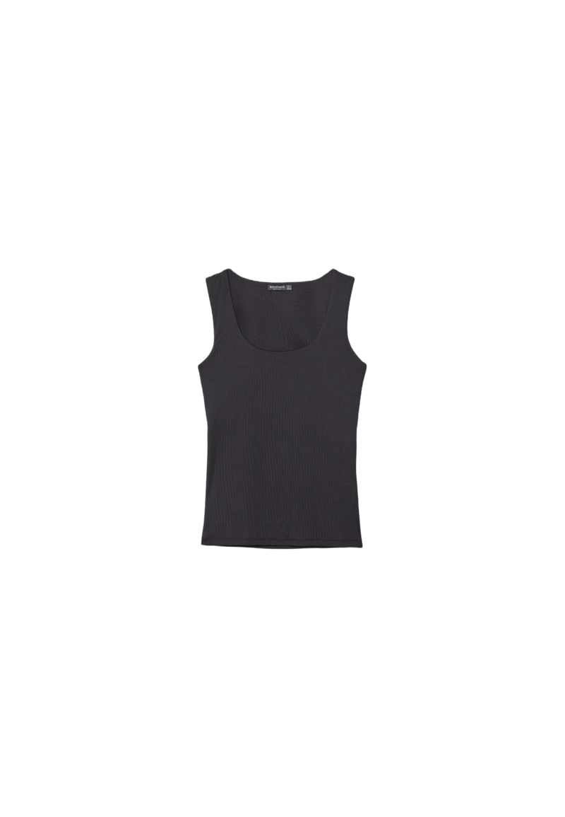 Майка из полиамида с широкими бретелями