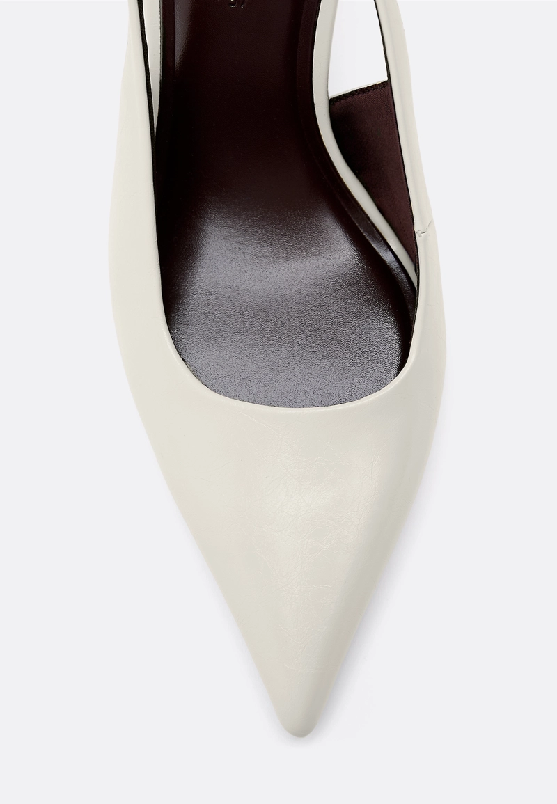 Туфли на каблуке из искусственной кожи