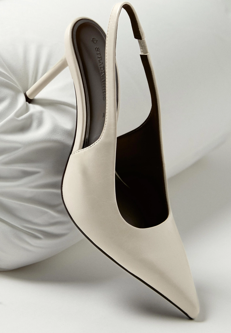 Туфли на каблуке из искусственной кожи