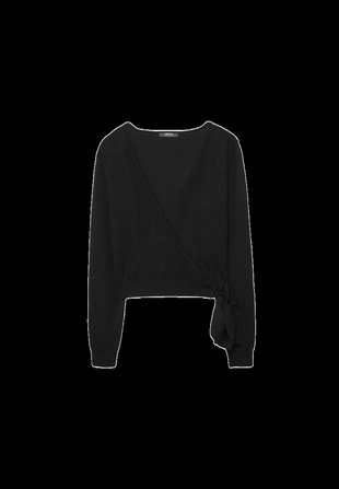 Кардиган с запахом- Заказать в России