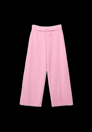 Брюки-джоггеры прямого кроя с эффектом потертости- Заказать в России