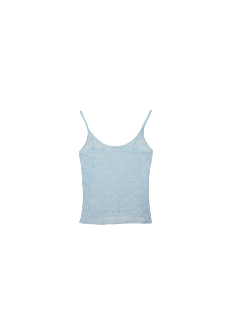 Топ на бретелях из кружева