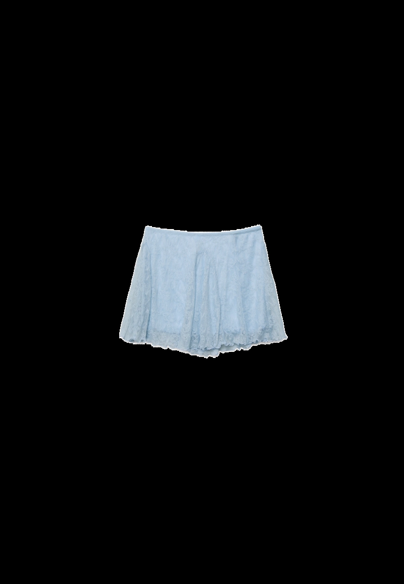 Мини-юбка из кружева