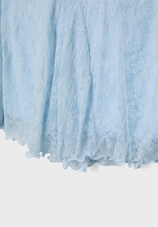 Мини-юбка из кружева- Заказать в России