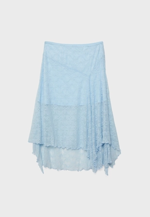 LACE MIDI SKIRT- Заказать в России