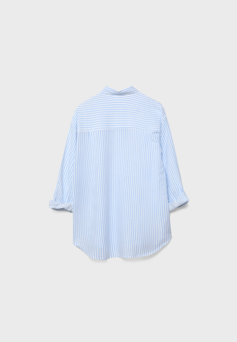 Рубашка под льняной эффект