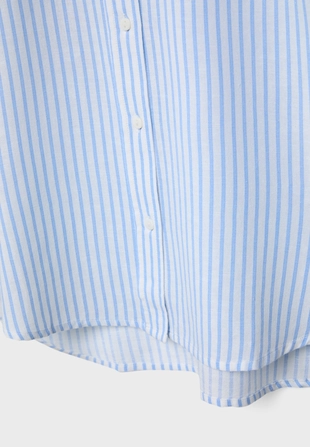 Рубашка под льняной эффект- Заказать в России