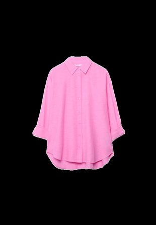 Свободная рубашка под лен- Заказать в России